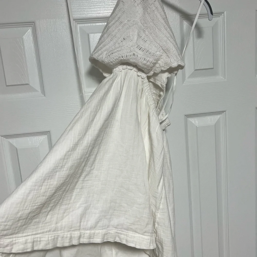 Aerie pool to party crochet halter mini dress size Large - Picture 5 of 9